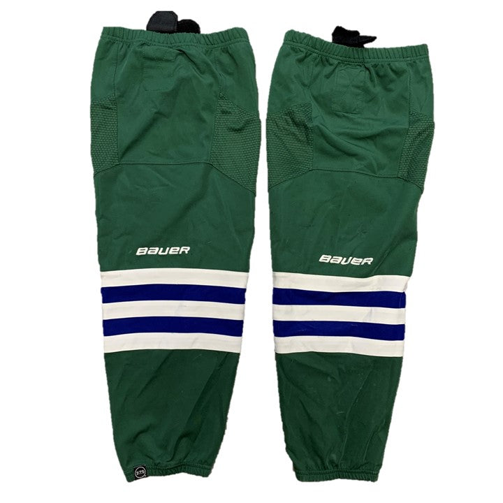 NCAA - Chaussettes de hockey Bauer d'occasion - (Vert/Blanc/Bleu)